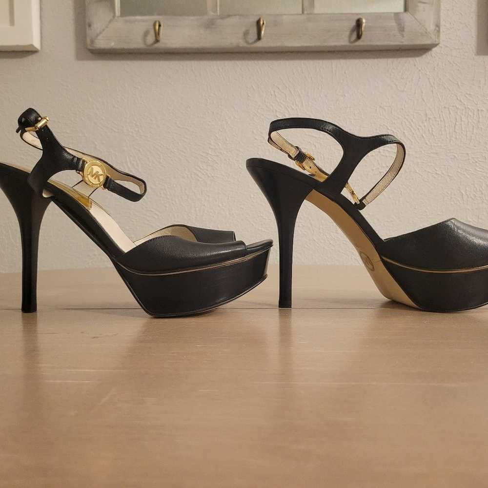 Michael Kors Strappy Heels Sz 7 - image 7