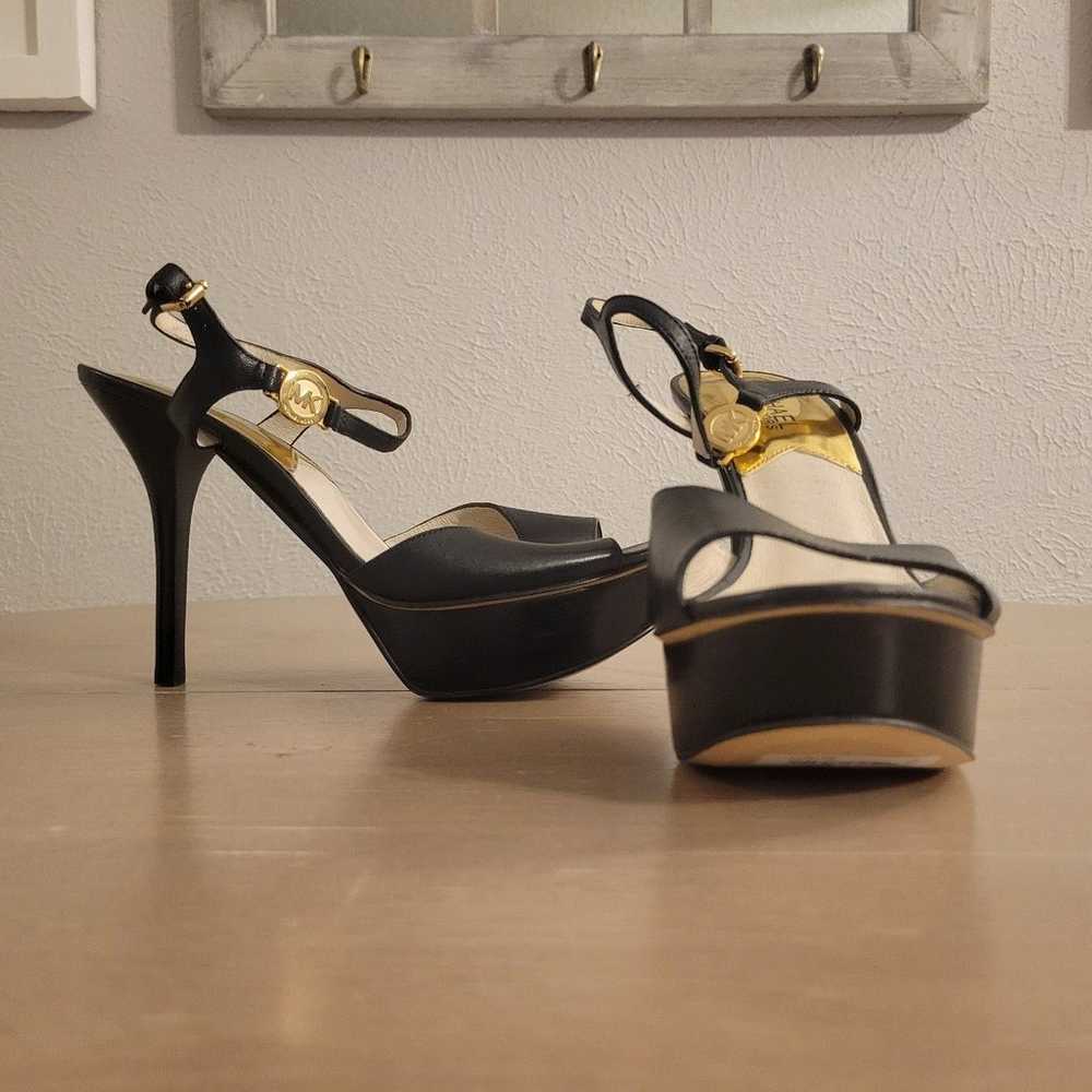 Michael Kors Strappy Heels Sz 7 - image 9