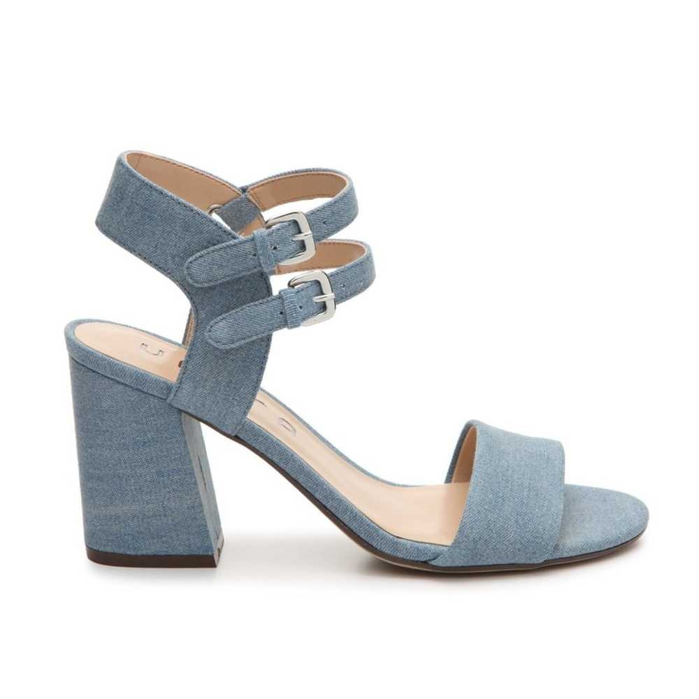 Unisa Reiaa Suede Ankle Strap Block Heel Denim Bl… - image 2