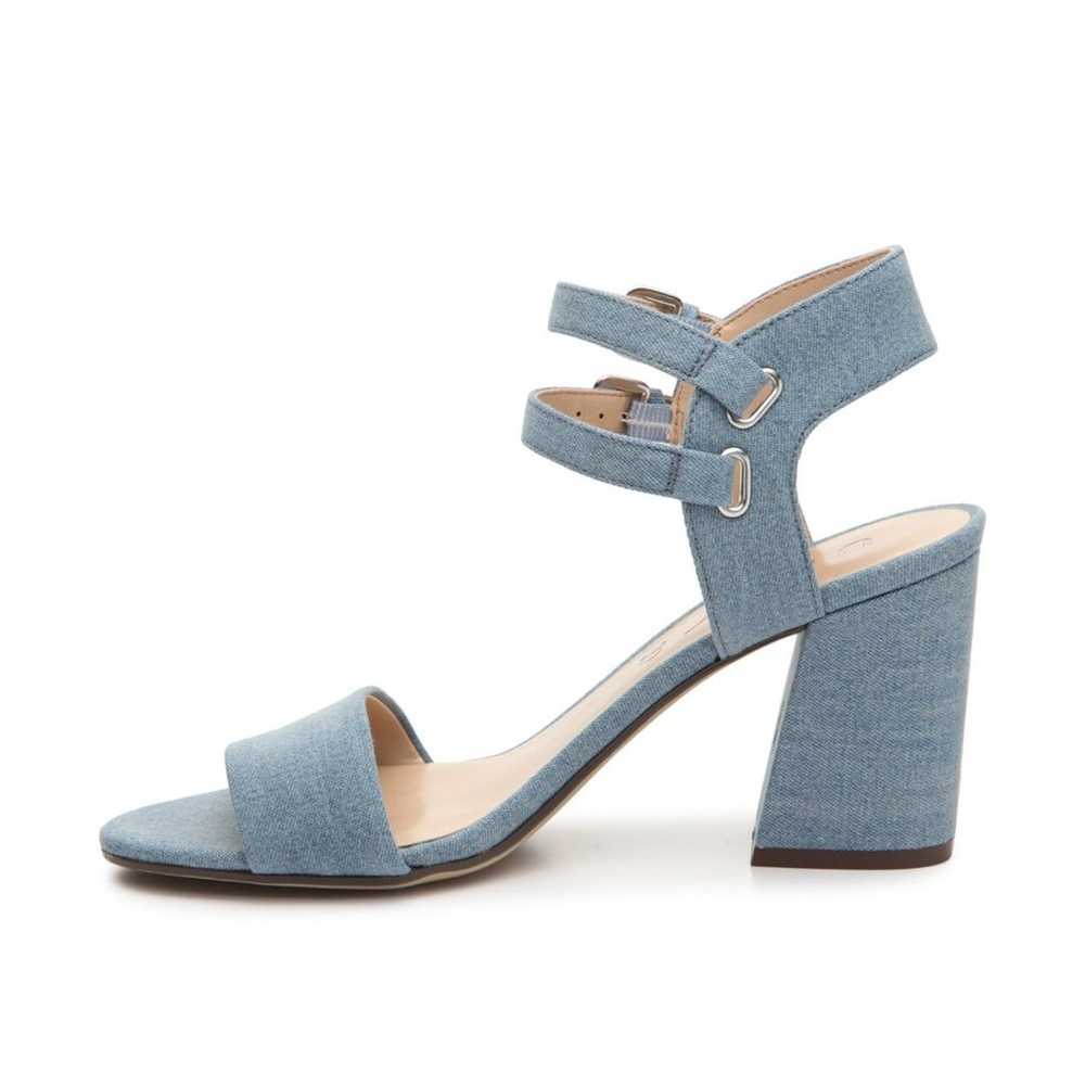 Unisa Reiaa Suede Ankle Strap Block Heel Denim Bl… - image 3