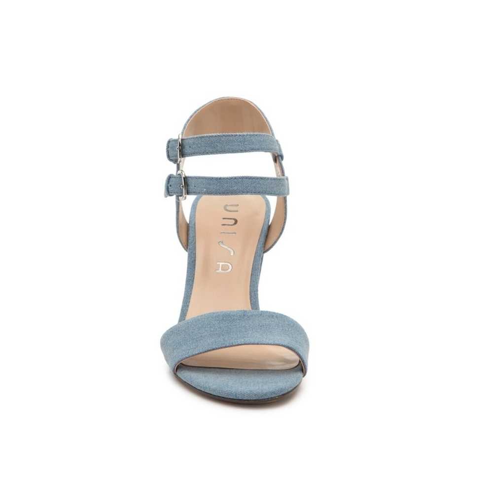 Unisa Reiaa Suede Ankle Strap Block Heel Denim Bl… - image 6