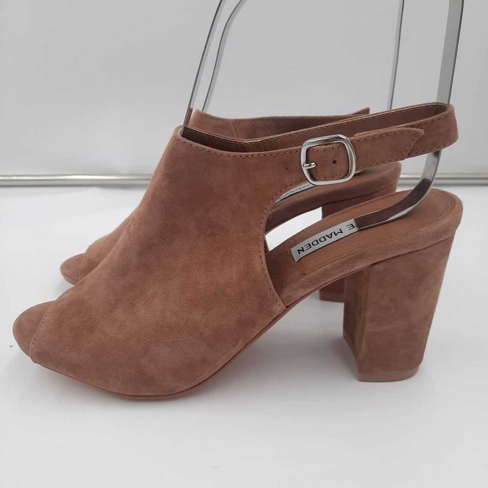 NEW Steve Madden Camel Tan Suede Deagan Dress Sli… - image 2