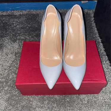 Grey Red Bottom Heels - image 1