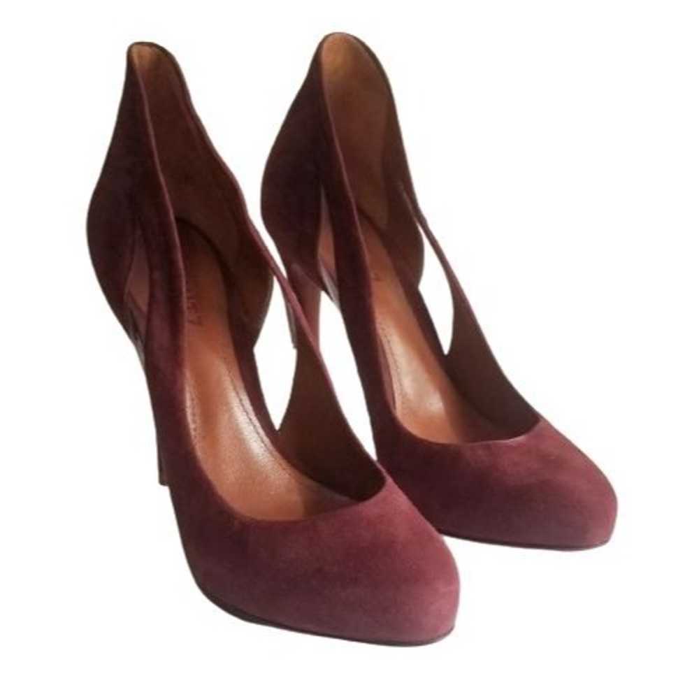 Schutz Wine Suede Stiletto Heels Pumps 7.5B New - image 6