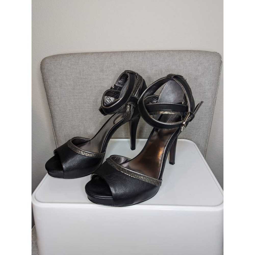 Coach black and silver Andrea heels - image 2