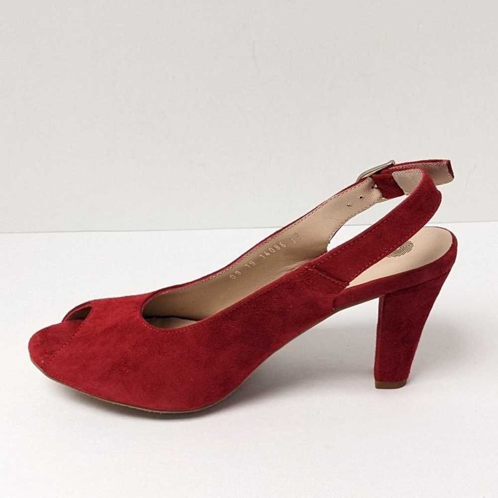Eric Michael Piper Heeled Sandals, Red, Women's 3… - image 4