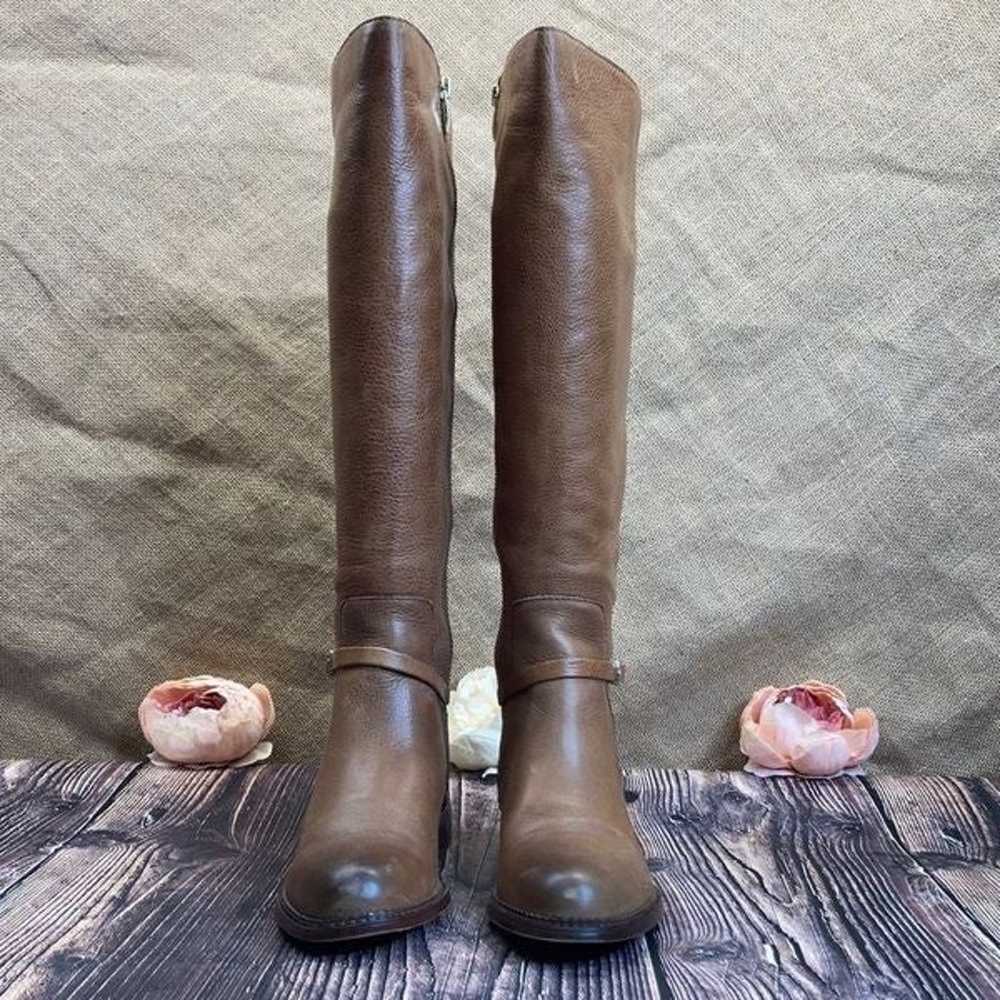 Franco Sarto Haylie Cognac Wide Calf Boots - image 3
