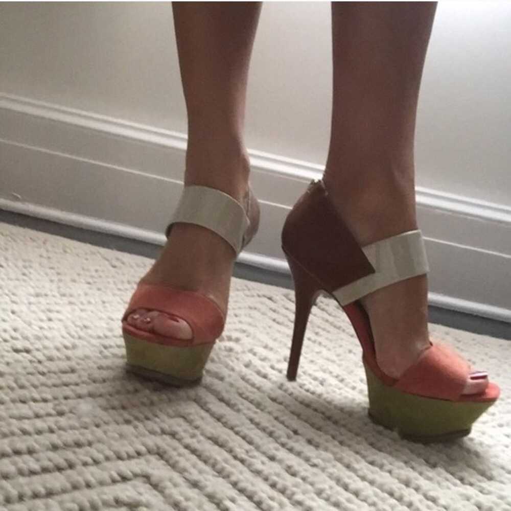 Bakers color block heels - image 3