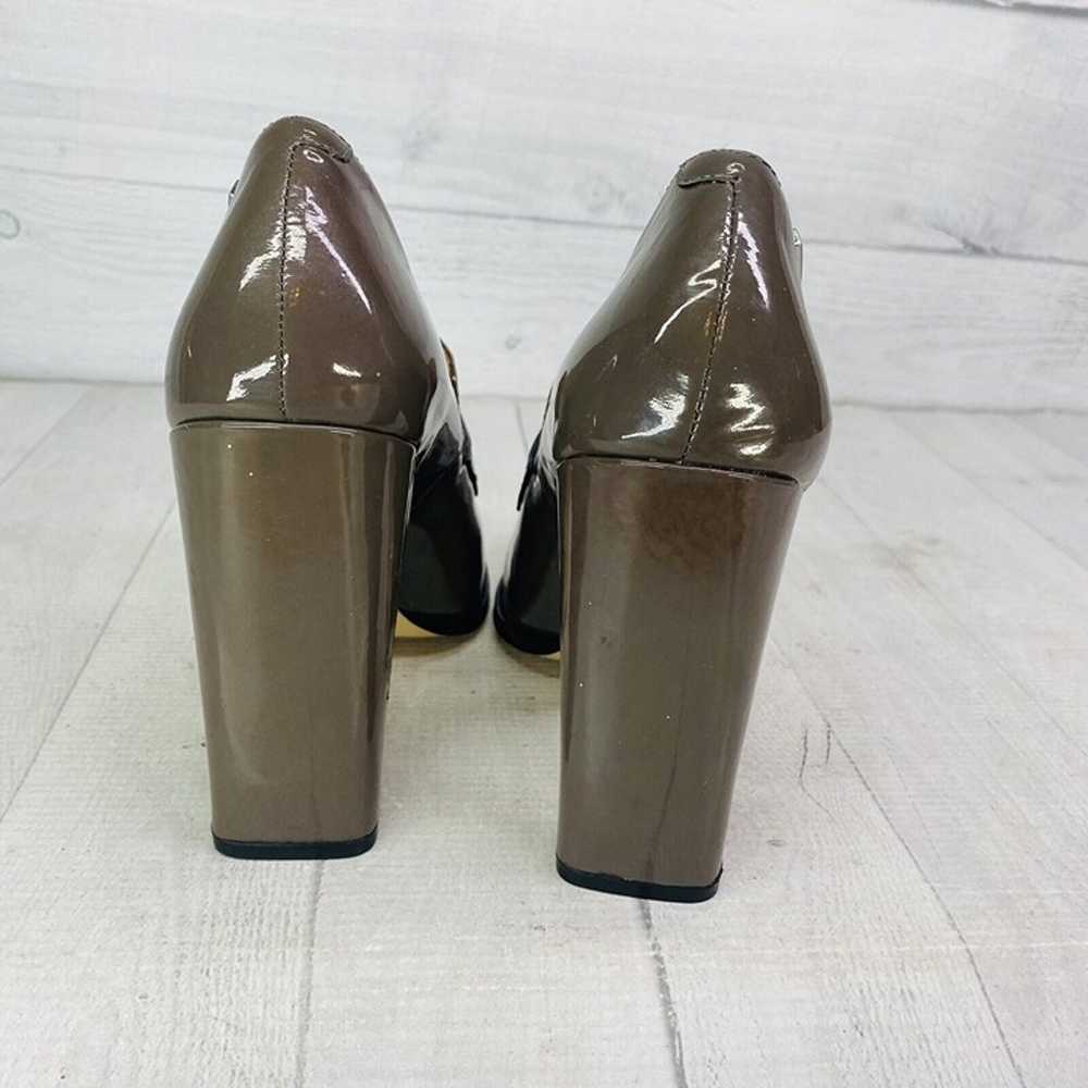 Calvin Klein KATHRYN Gray Leather High Block Heel… - image 5