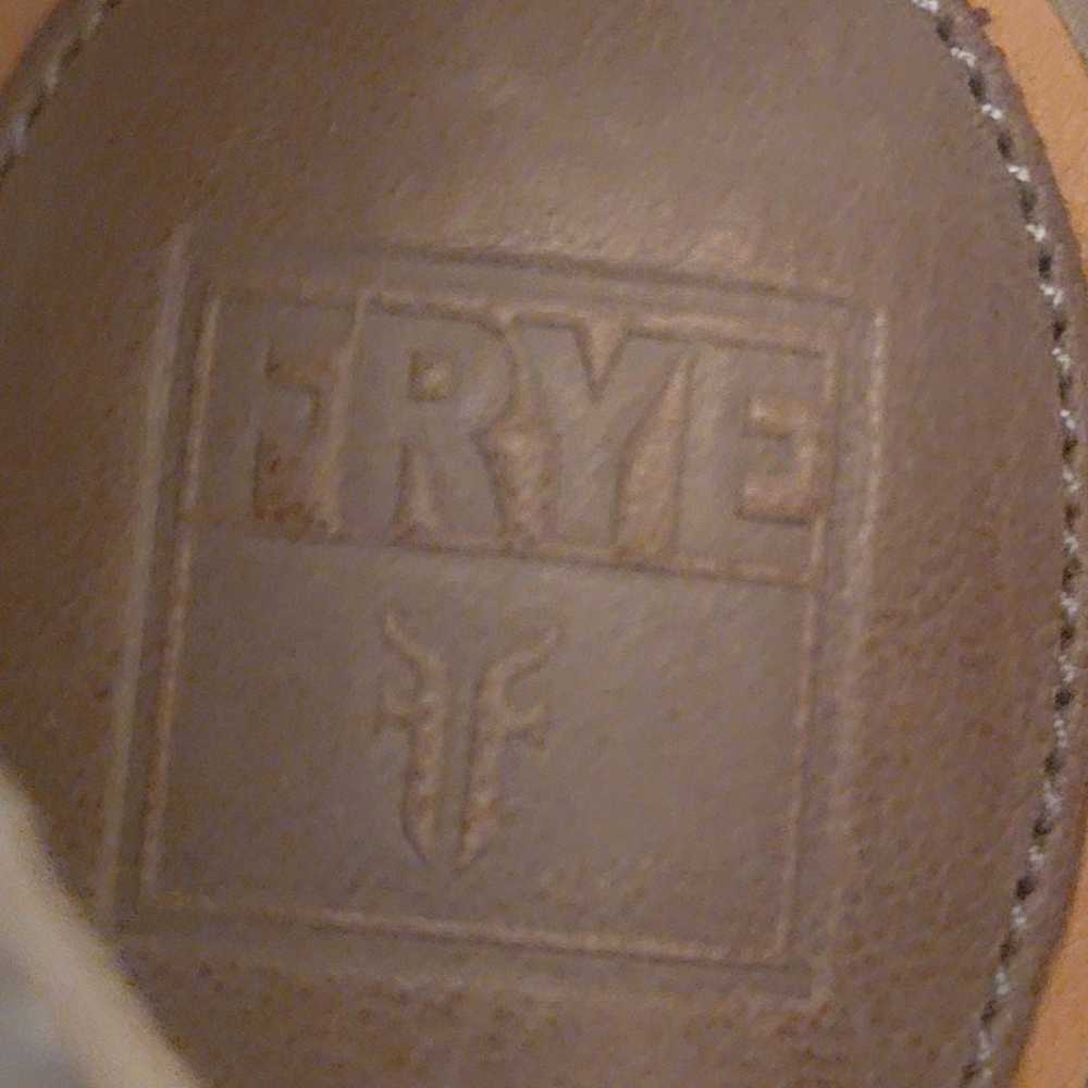 FRYE Women's Kelsey Ankle Strap gray Soft Leather… - image 12