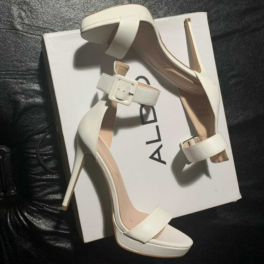 ALDO White Heels size 8 - image 4