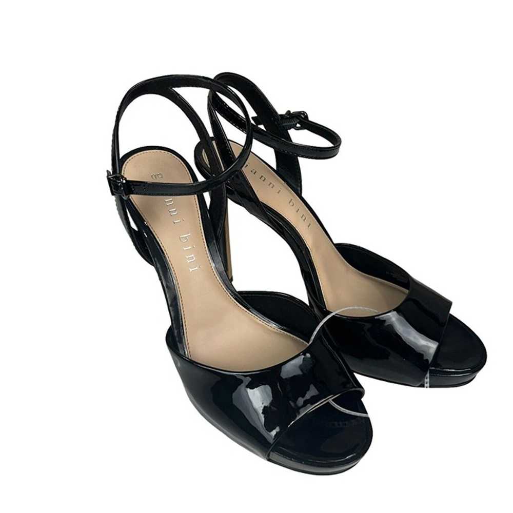 Gianni Bini Patton Black Ankle Strap Women SZ 10M… - image 8