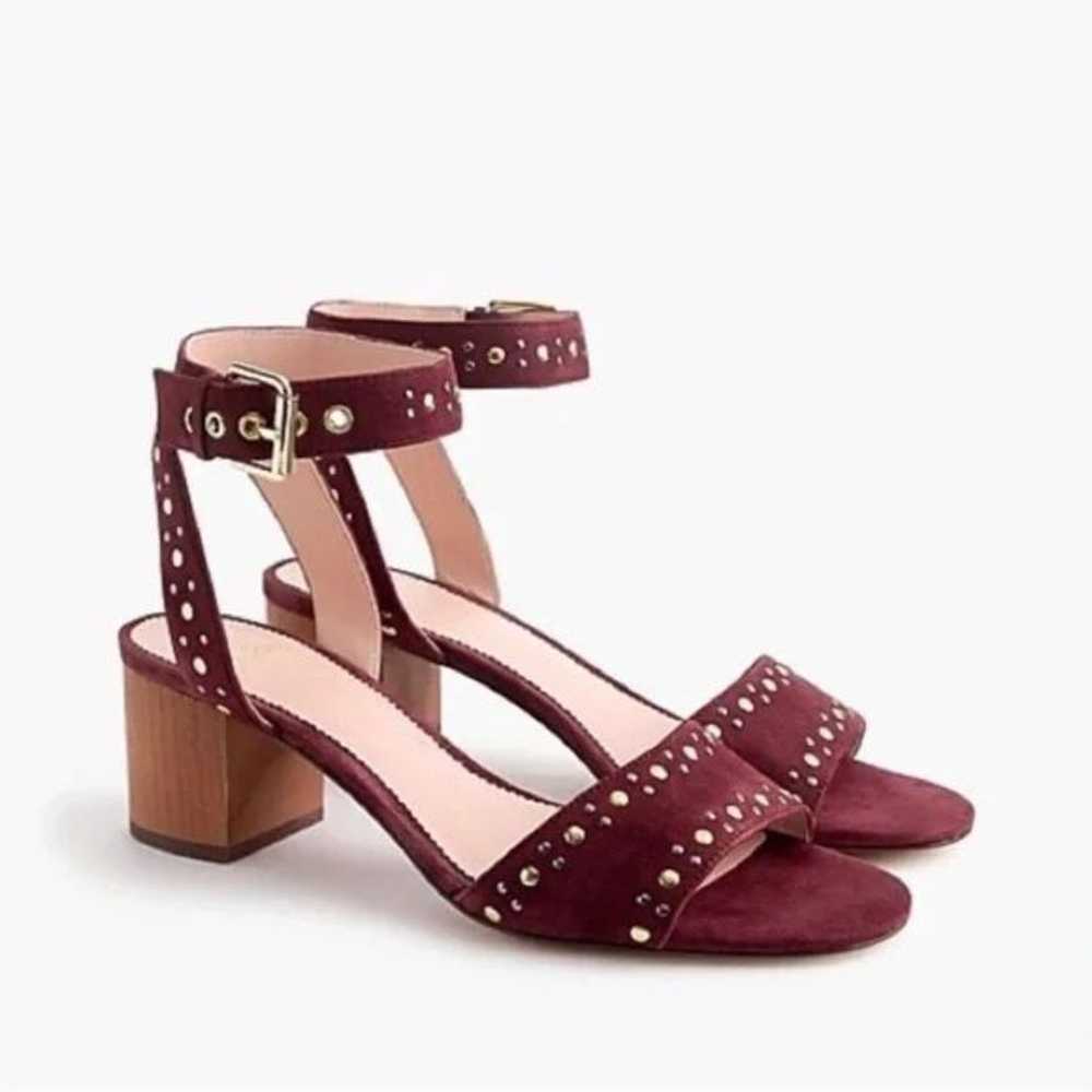 New JCREW Size 9 Penny Ankle Strap Sandals in Stu… - image 1