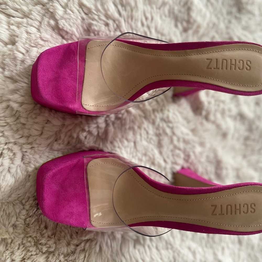 Schutz Platform Heels Size 7.5 - image 5