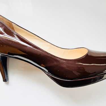 Cole Haan Chelsea Chestnut Patent Pump