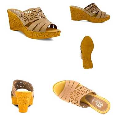 SPRING STEP VINO GOLD sandals size 7 - image 1