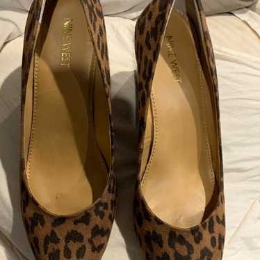 Nine West Cheetah Wedges 81/2 - image 1