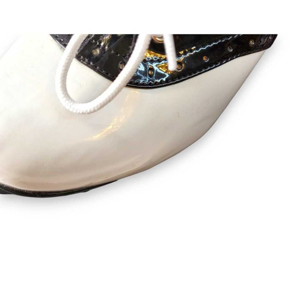 Pinup Stiletto Oxford Platform Shoes W Sz 10 Funt… - image 12