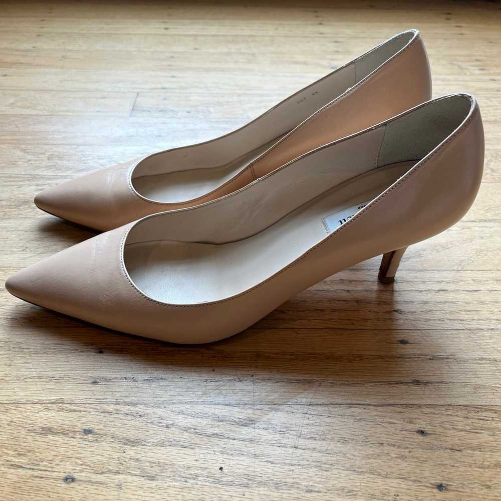 lk bennett nude leather heels size 41 - image 2
