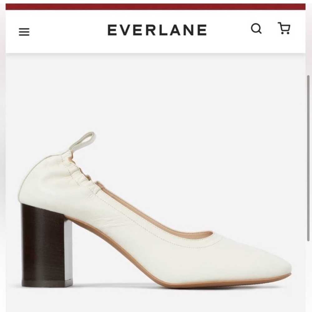 Everlane The Day High Heel in Bone Stacked - image 2