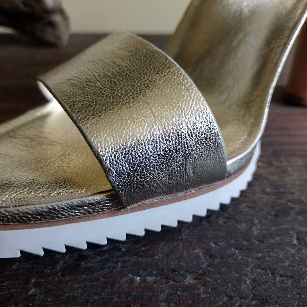 Halston Heritage Nala Gold Heels Size 8.5 - image 6