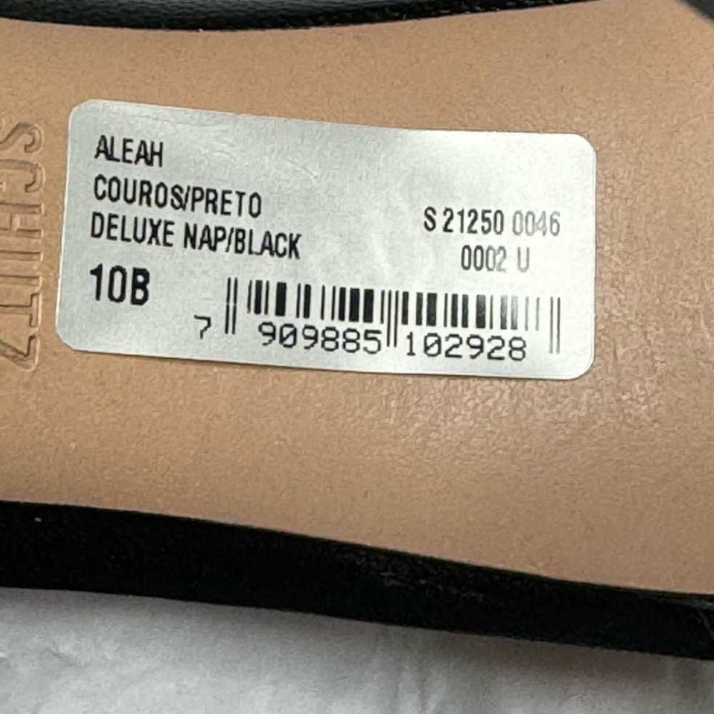 Schutz Black Aleah Leather Heel Pump NEW Size 10 B - image 10