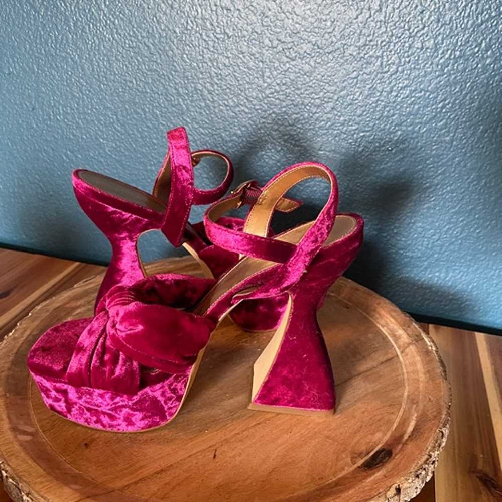 Circus by Sam Elderman Audrea heels pink magenta … - image 3