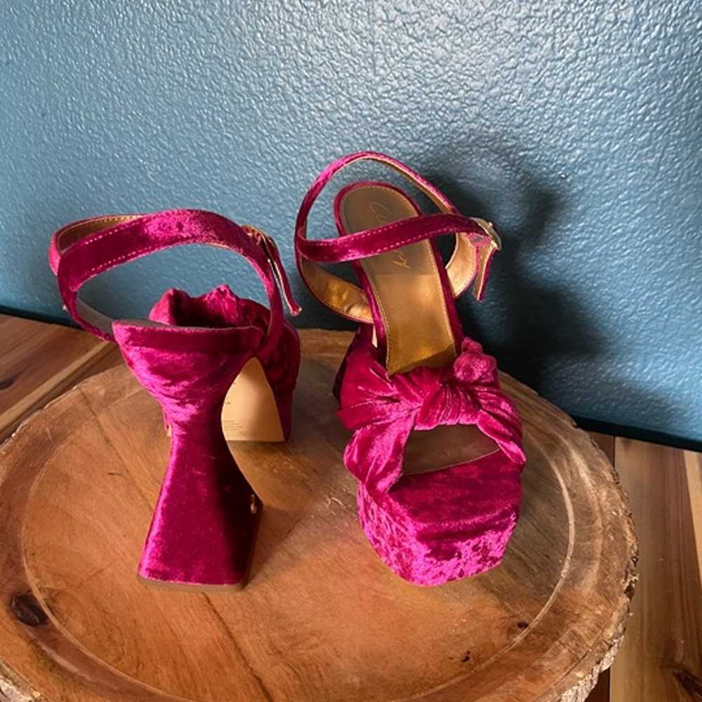Circus by Sam Elderman Audrea heels pink magenta … - image 4
