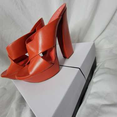 Orange Vero Cucio Heels