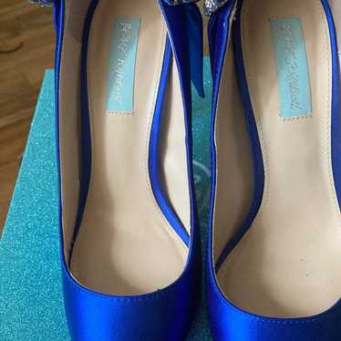 Betsey Johnson Royal Blue Heels