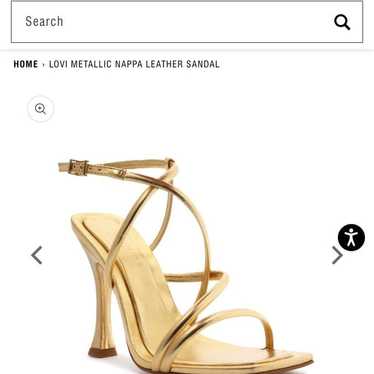 Schutz Lovi Sandal in Gold Metallic - image 1