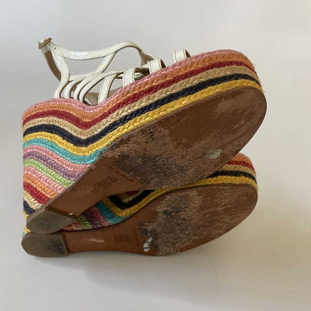 Paloma Barcelo Platform Shoe Wedge Strappy Hippie… - image 6