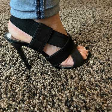 Gorgeous black strappy heels - image 1