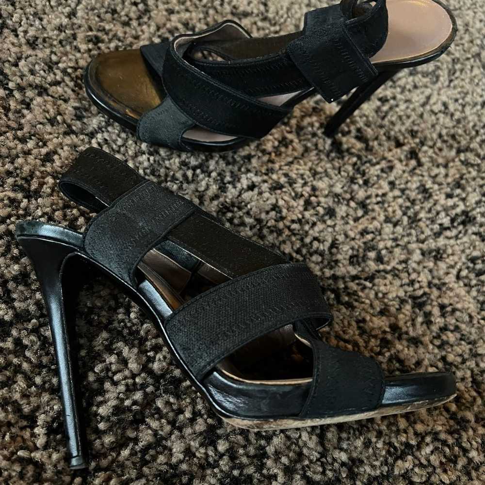 Gorgeous black strappy heels - image 2