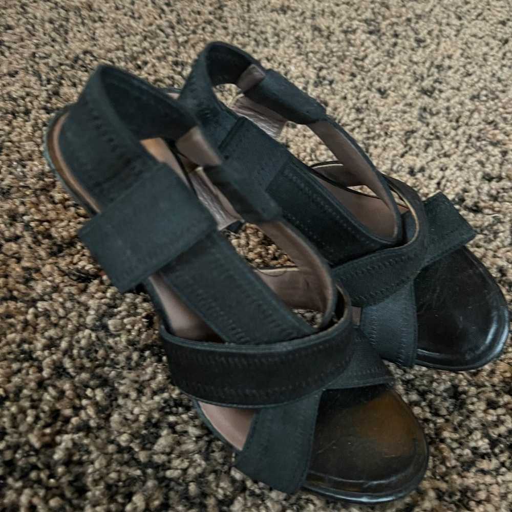 Gorgeous black strappy heels - image 4