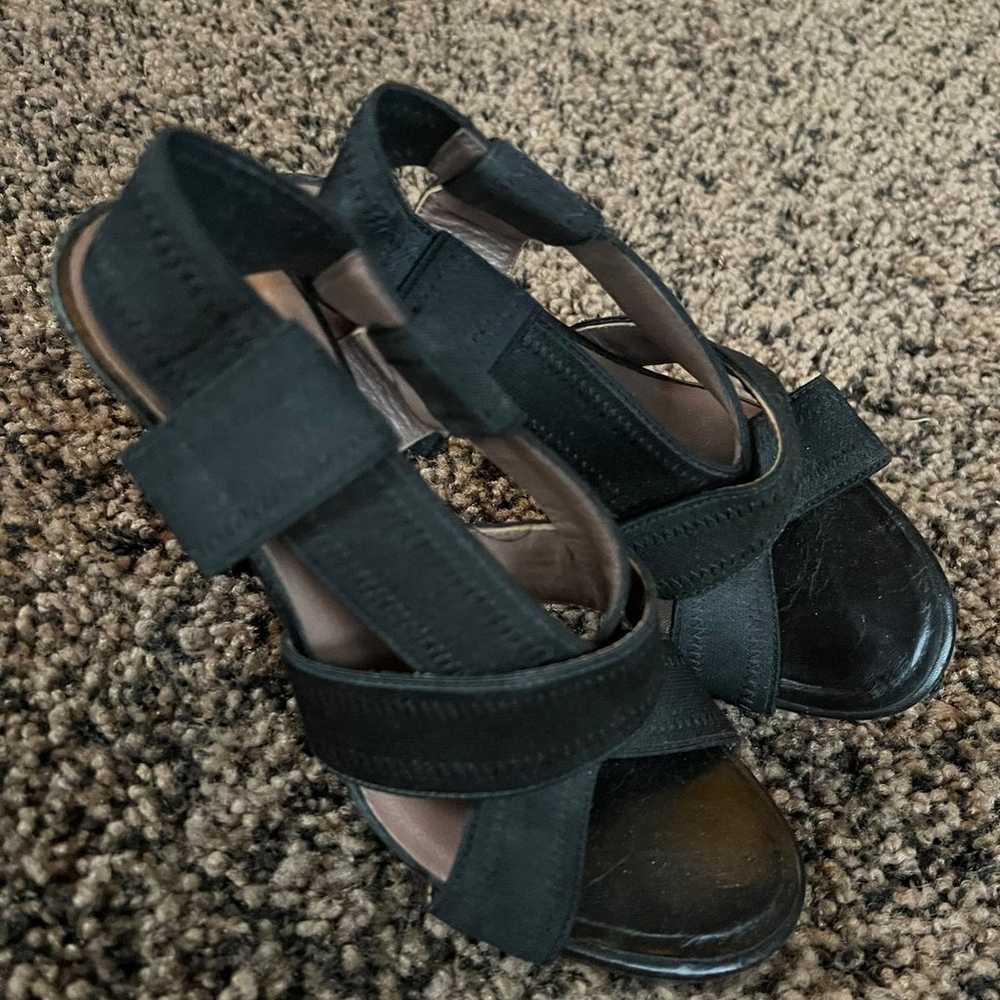 Gorgeous black strappy heels - image 5