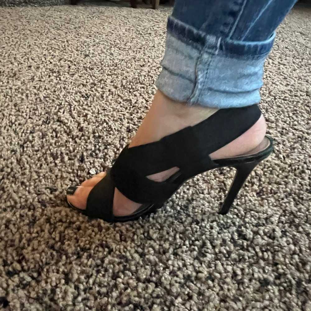 Gorgeous black strappy heels - image 8