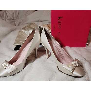 Kate spade satin ivory Gem