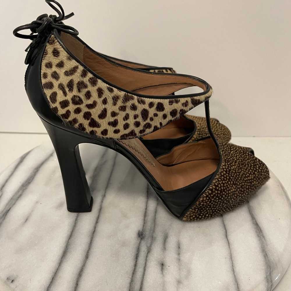 Emporio Armani Ladies Pony Hair Animal Print Shoe… - image 1