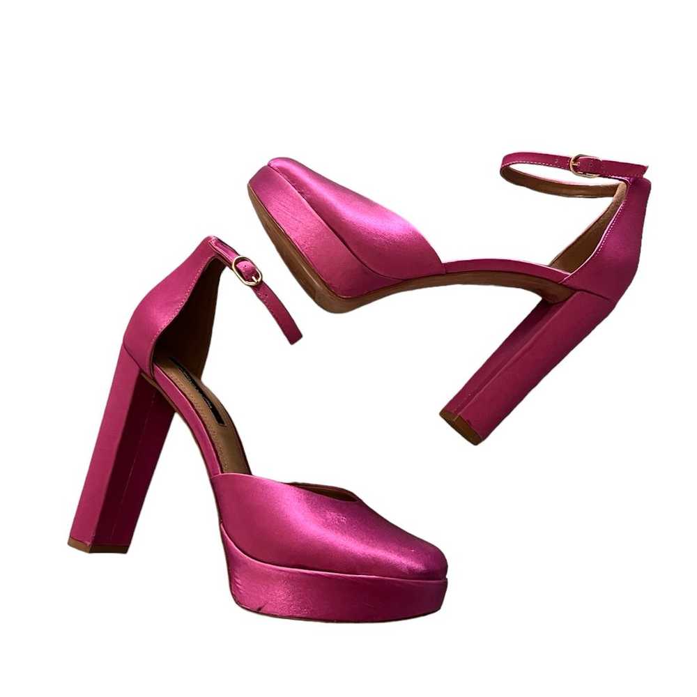 BCBGMAXAZRIA Pink Cici Platform Pump Heels Size 10 - image 2