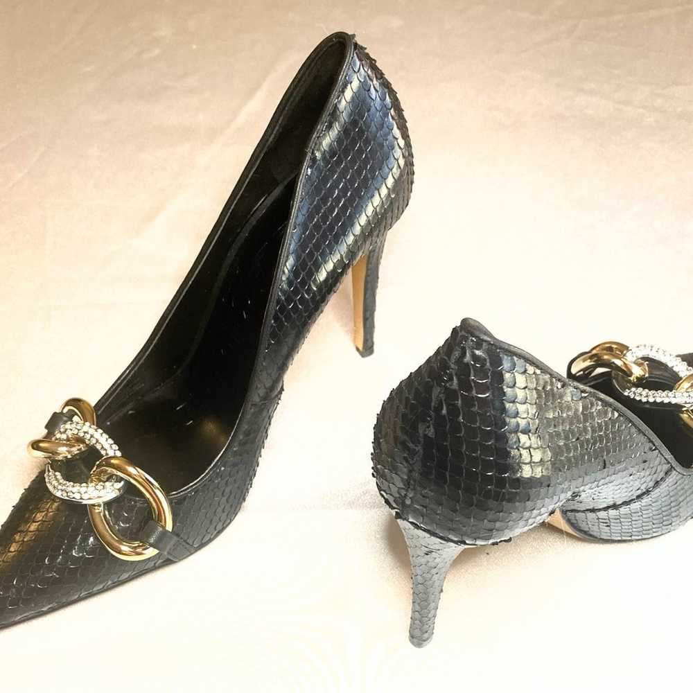 Karl Lagerfeld Paris Carmy Snake-Embossed Leather… - image 5