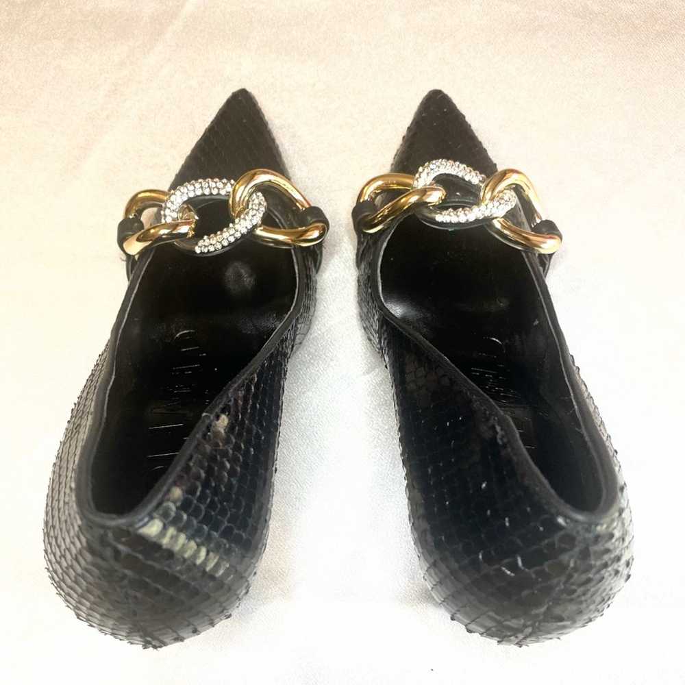 Karl Lagerfeld Paris Carmy Snake-Embossed Leather… - image 9