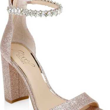 badgley mischka Louise Ankle Strap Rose Gold - image 1