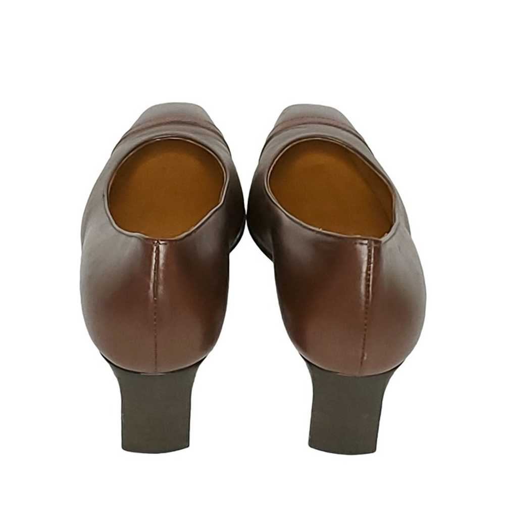 NEW Bruno Magli Womens Leather Block Pump Heel 7 … - image 4