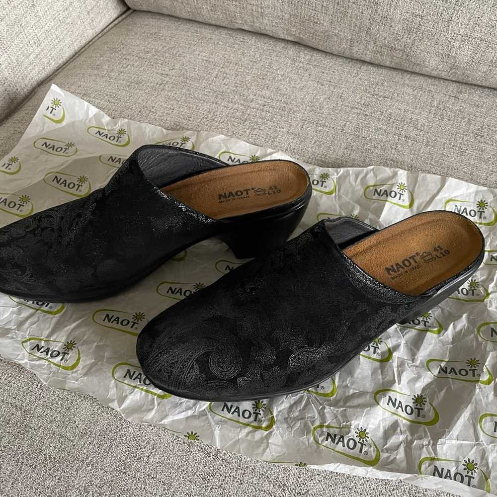 Naot Mule/Clog, Shimmery Black Dream, Perfect Con… - image 12