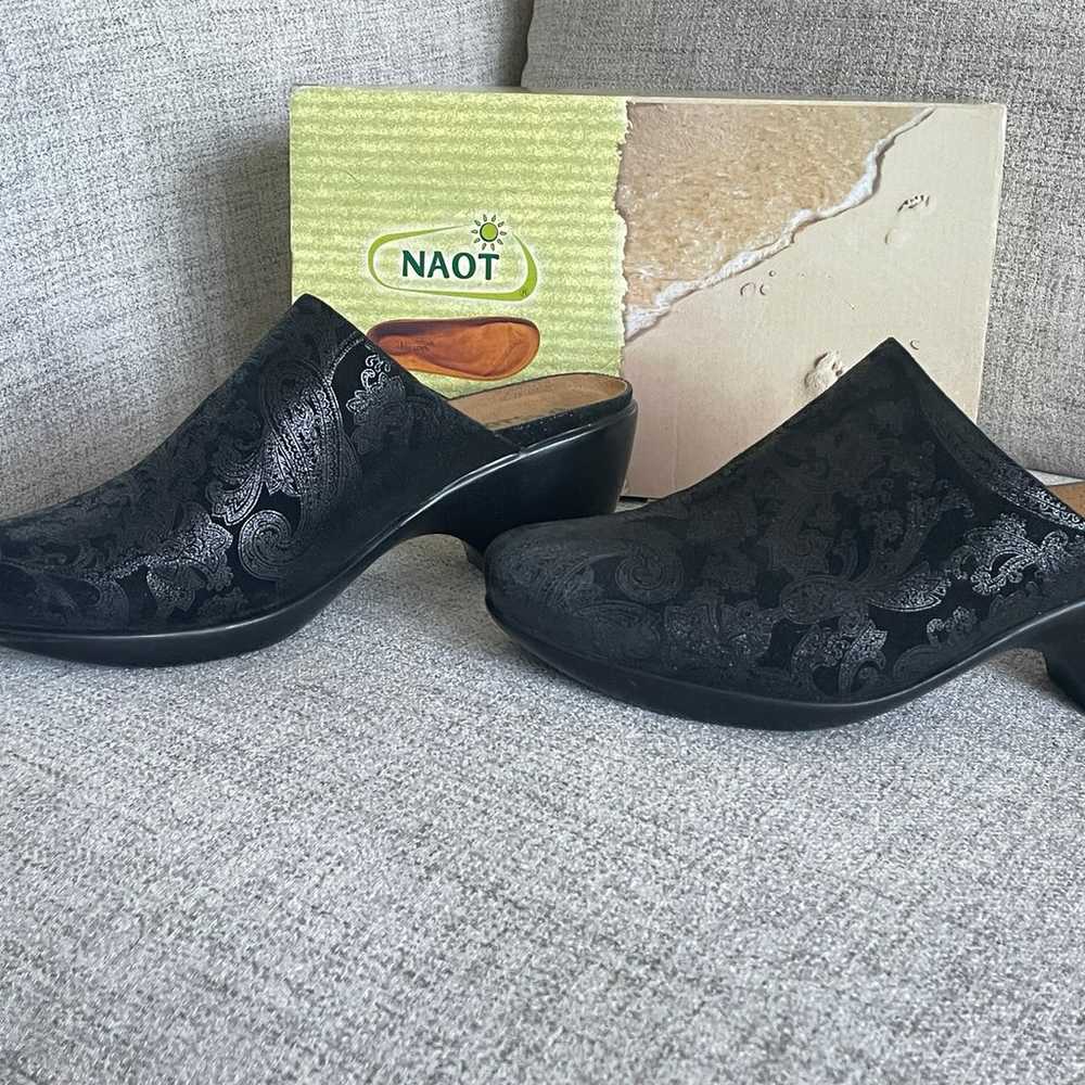 Naot Mule/Clog, Shimmery Black Dream, Perfect Con… - image 8