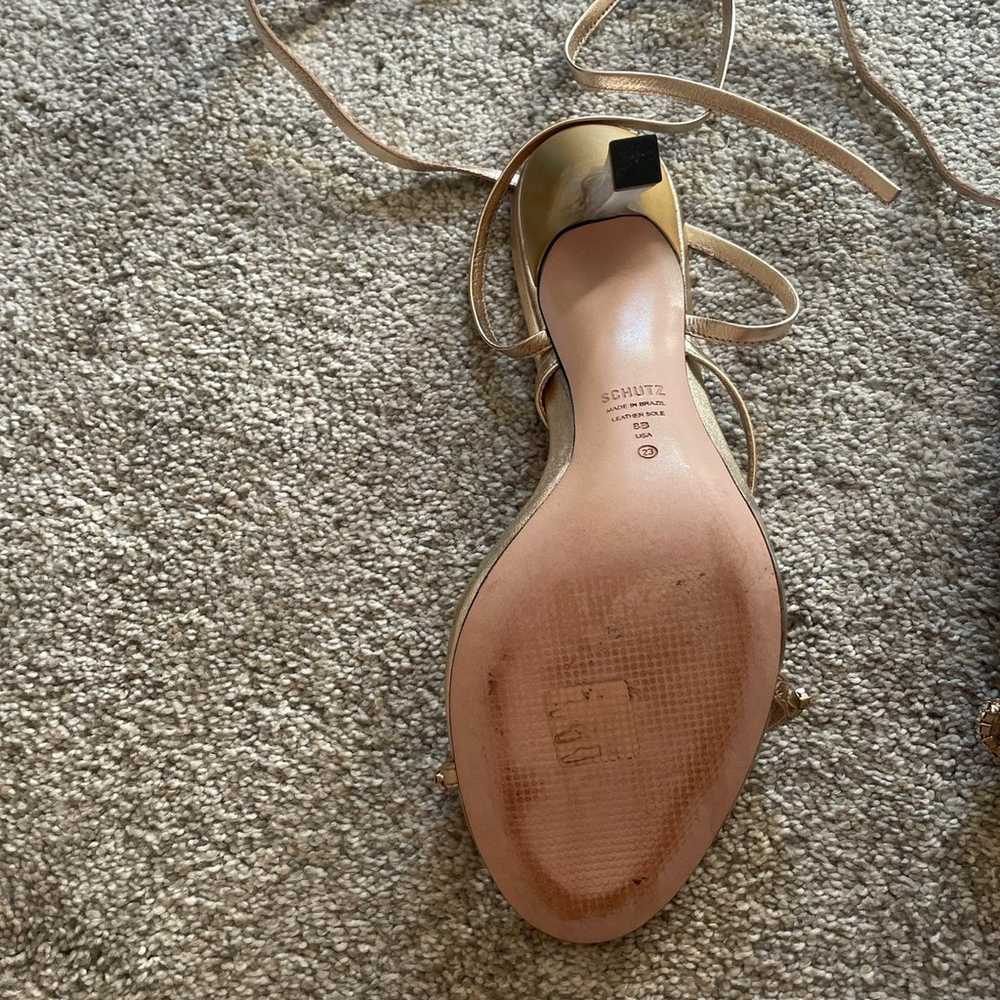 Schutz strappy heels size 8 - image 4
