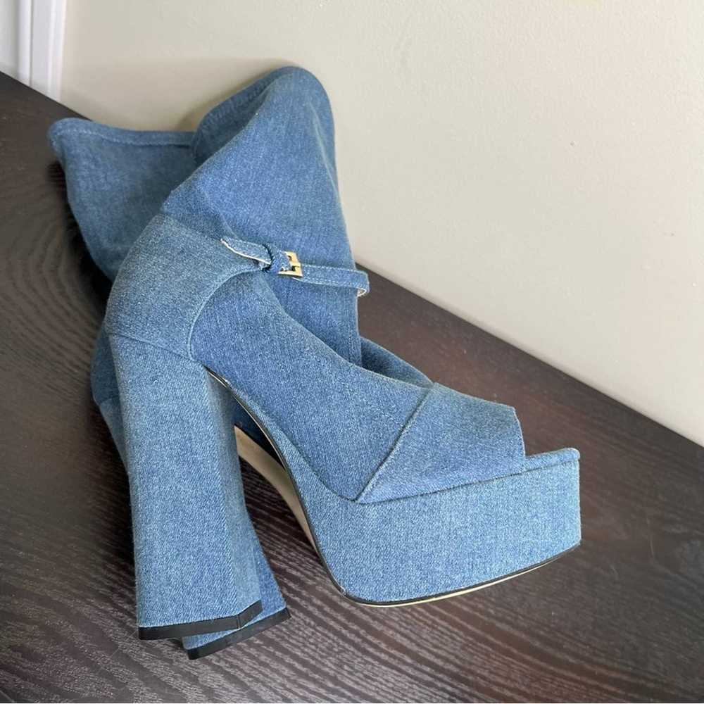 Shellys London, Denim Platforms.  SZ 7.5 - image 8