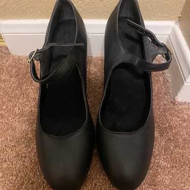 Capezio Tap Shoes/Heels Size 7W - image 1