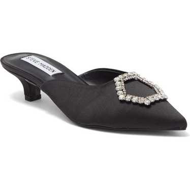 NWOB STEVE MADDEN Kees Rhinestone Embellished bla… - image 1